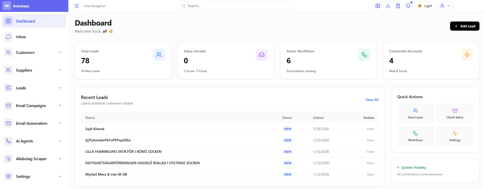 AI Business Assistant - Enterprise Automation